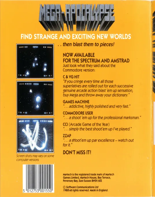 Mega Apocalypse box back