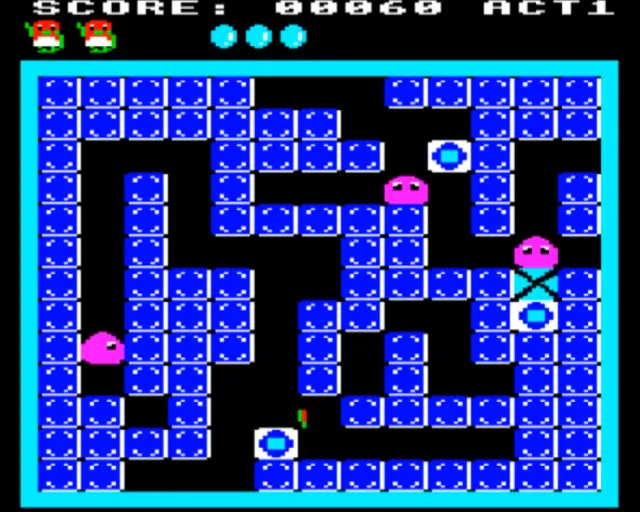 Backdrop artwork for Pengo