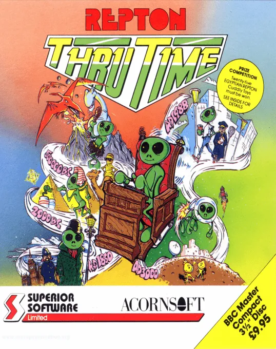 Repton 3: Repton Thru Time box art
