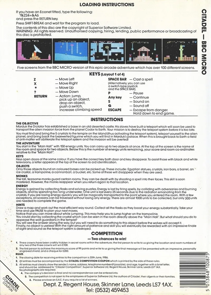 Citadel box back