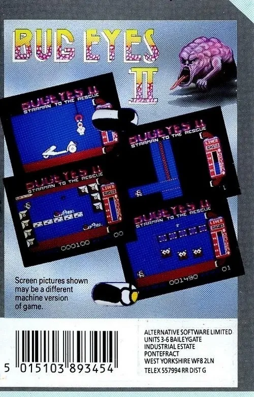 Bug Eyes 2: Starman to the Rescue box back
