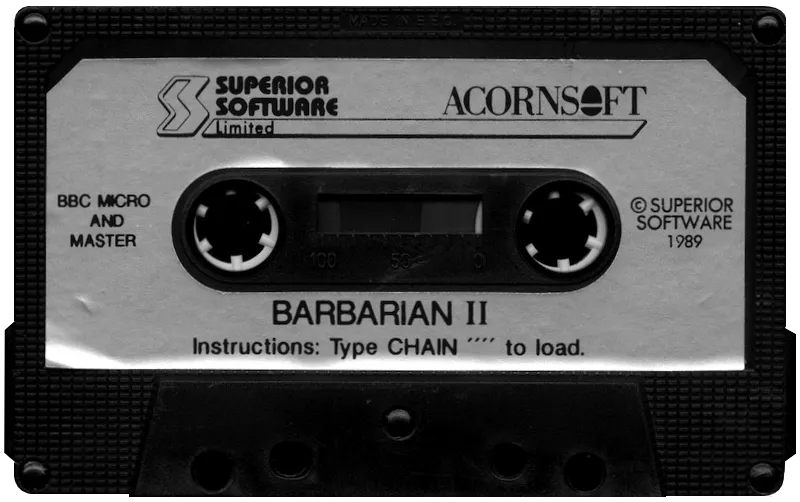 Barbarian II: The Dungeon of Drax cart