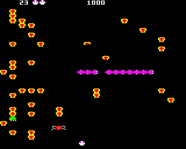 Backdrop artwork for Bug Blaster