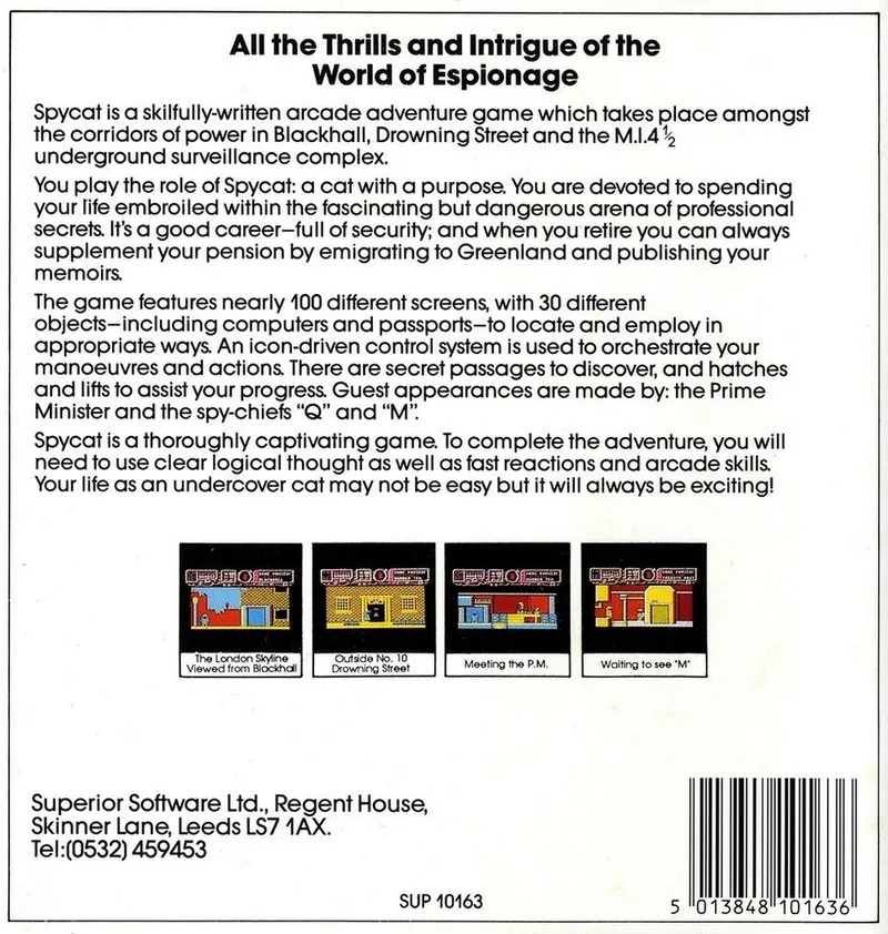 Spycat: An Interactive Exposé of M.I.41/2 box back