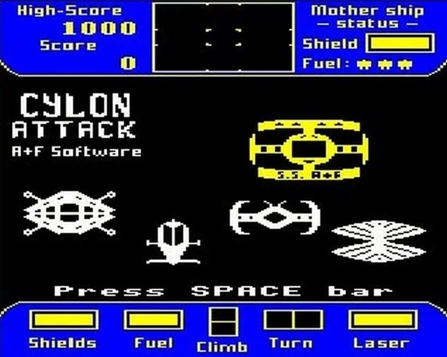 Cylon Attack (A&F Software) screenshot