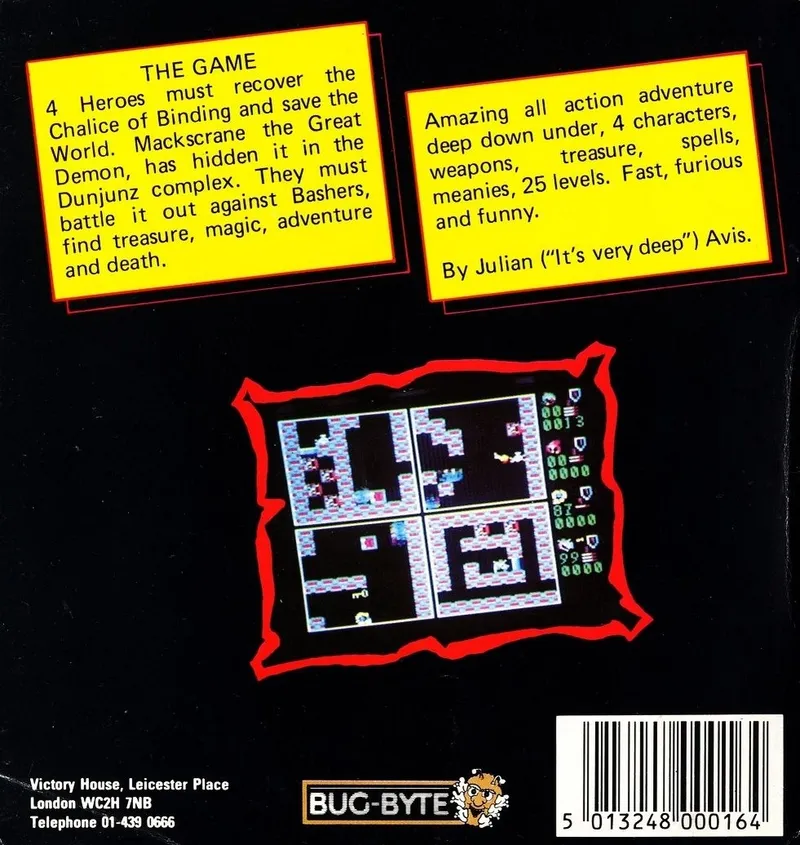 Dunjunz box back