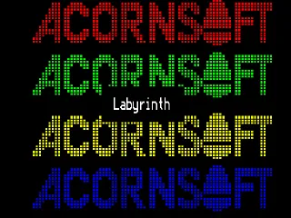 Backdrop artwork for Labyrinth (Acornsoft)