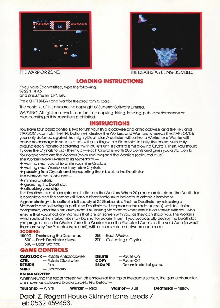 Deathstar box back