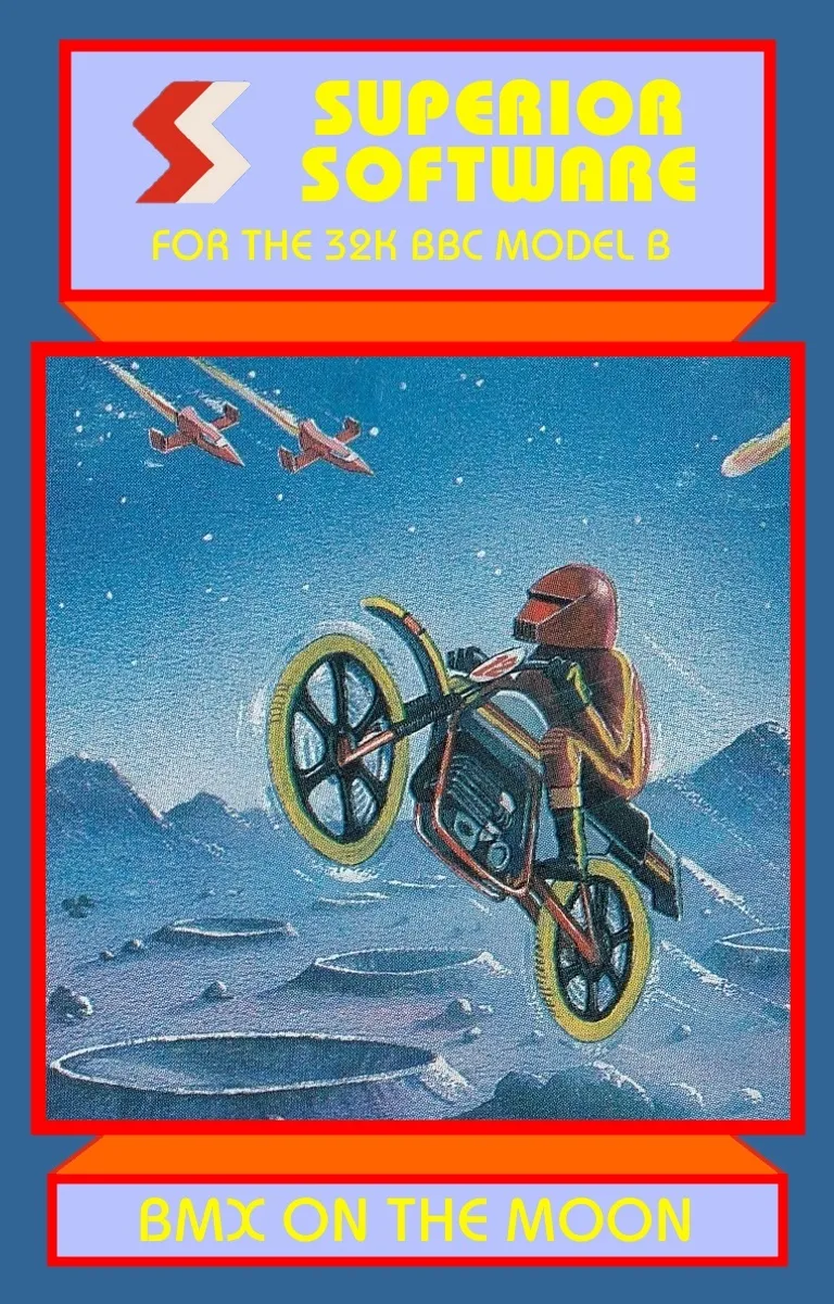 BMX on the Moon box art