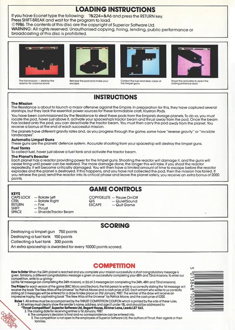 Thrust box back