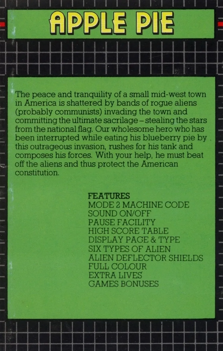 Apple Pie box back