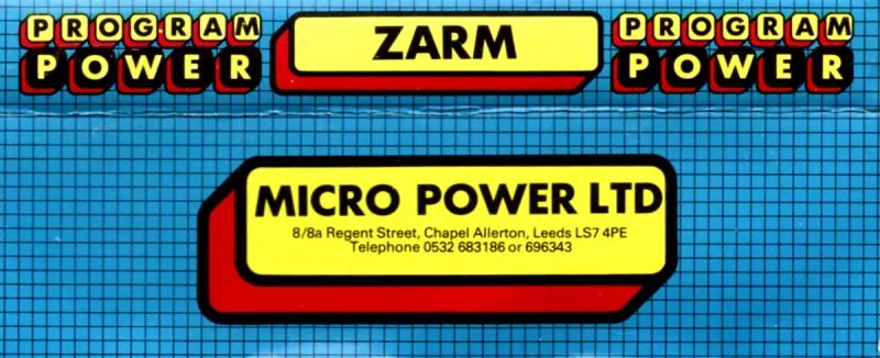 Zarm box back