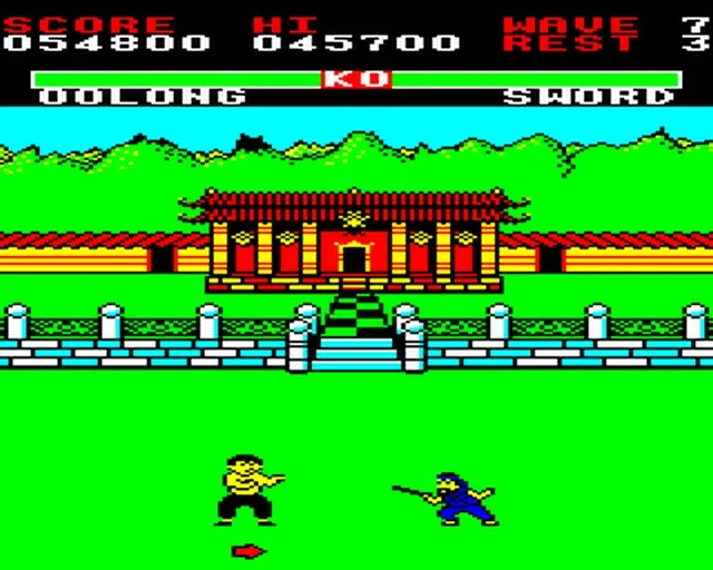 Backdrop artwork for Yie Ar Kung-Fu