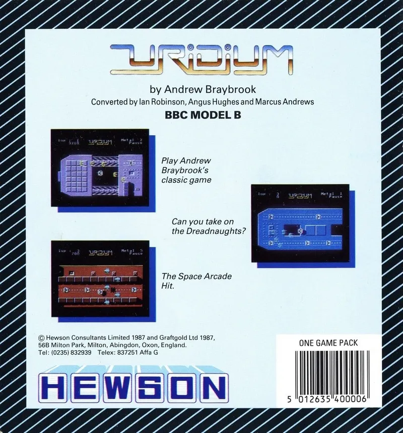 Uridium box back