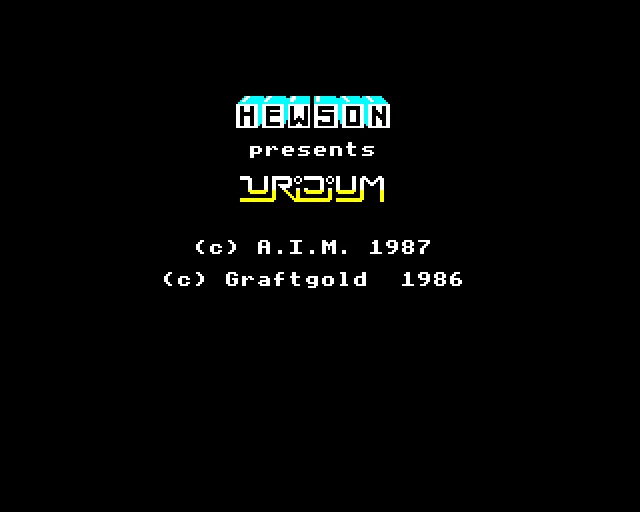 Uridium screenshot