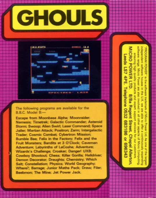Ghouls box back