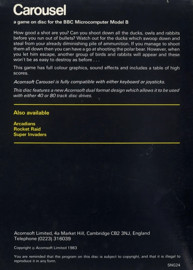 Carousel box back