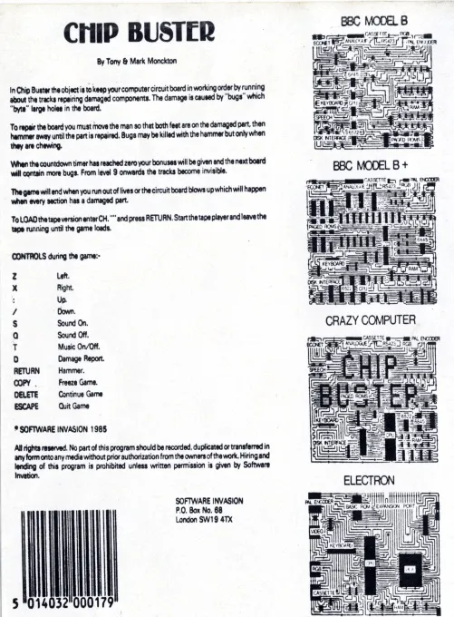 Chip Buster box back