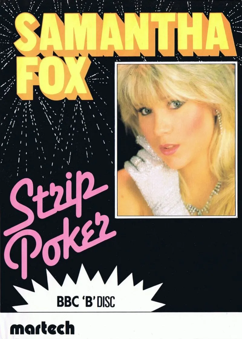 Samantha Fox Strip Poker box art