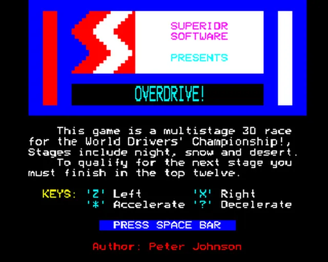 Overdrive screenshot