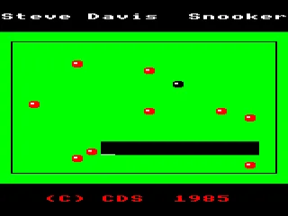 Steve Davis Snooker screenshot