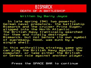 Bismarck screenshot