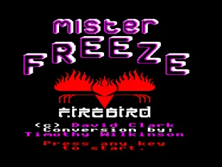 Mister Freeze screenshot