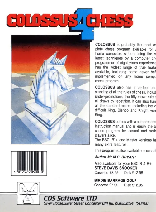 Colossus 4.0: Chess box back