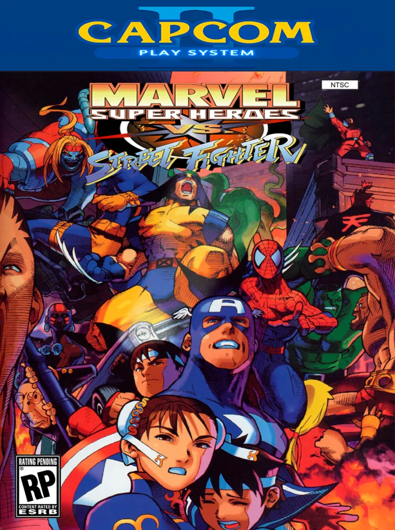 Marvel Super Heroes Vs. Street Fighter box art