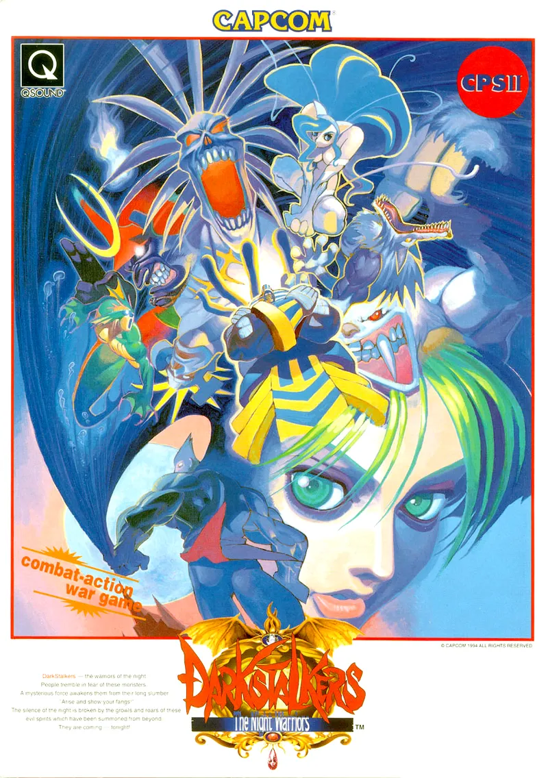 Darkstalkers: The Night Warriors box art