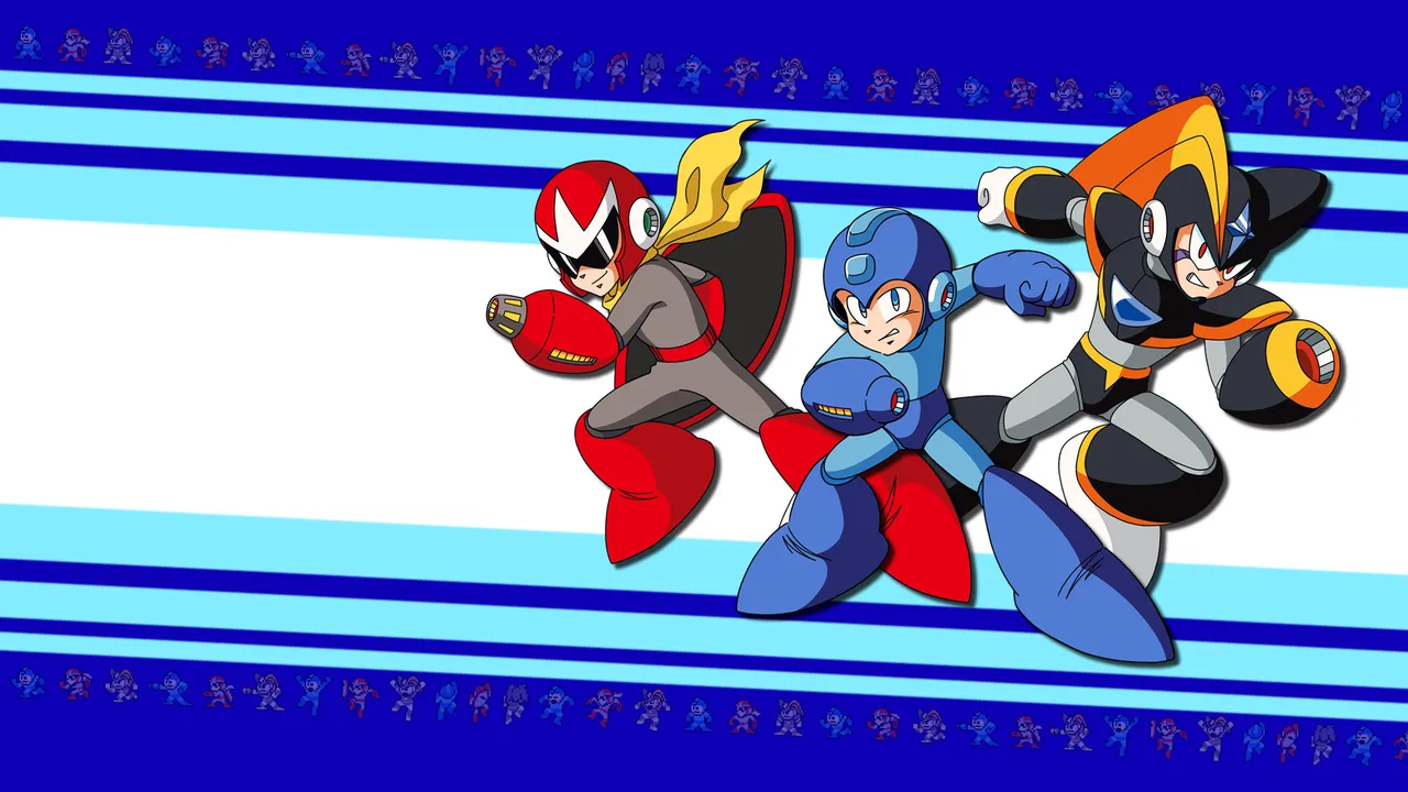 Backdrop artwork for Mega Man: The Power Battle
