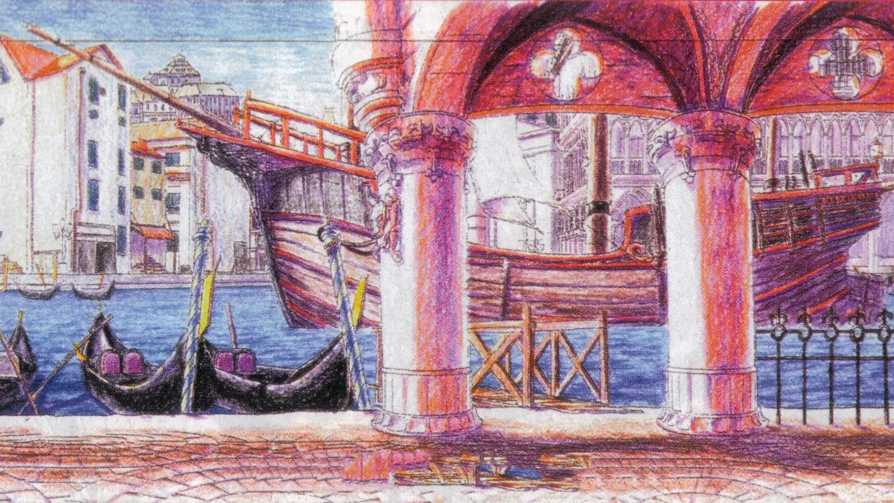 Backdrop artwork for Street Fighter Alpha 2