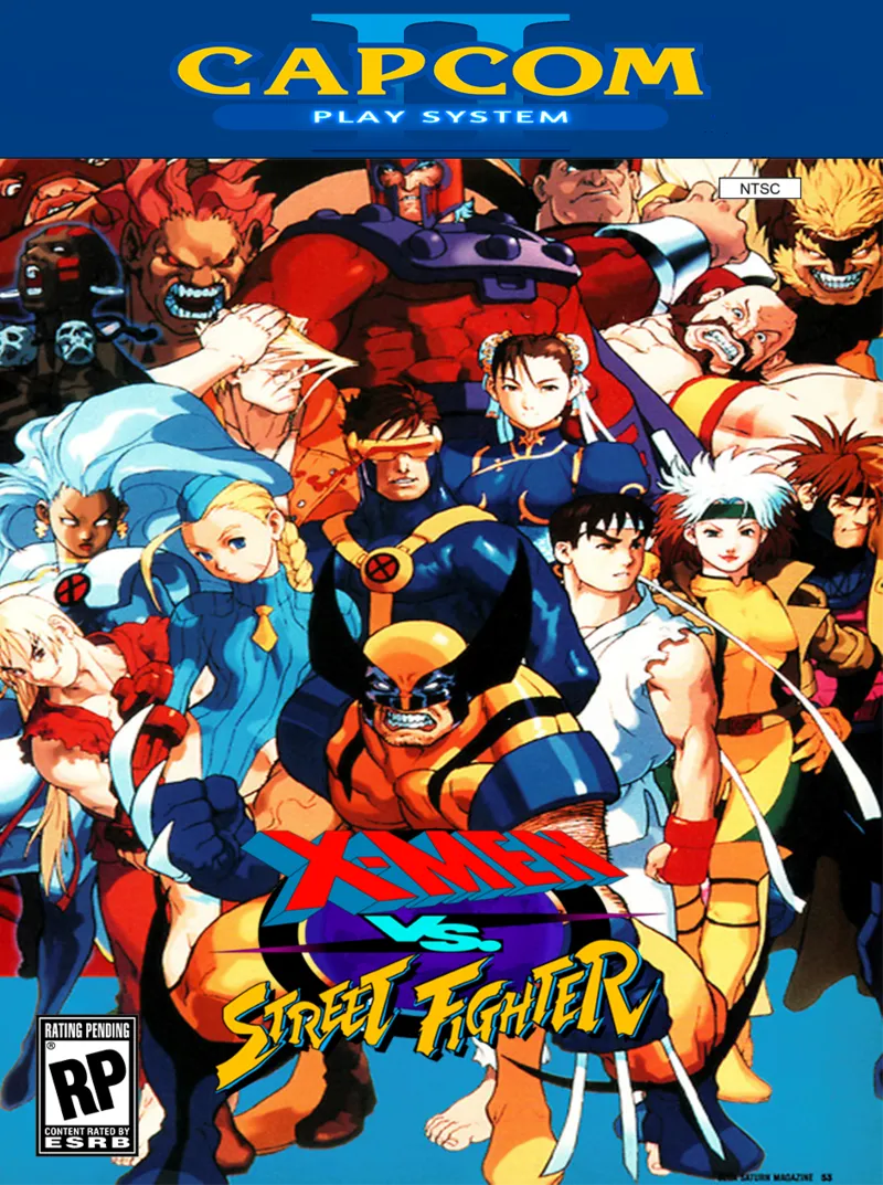 X-Men Vs. Street Fighter box art