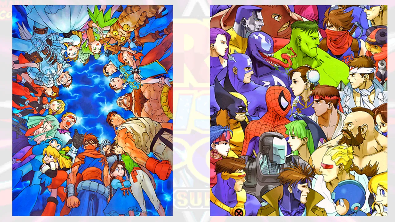 Backdrop artwork for Marvel Vs. Capcom: Clash of Super Heroes