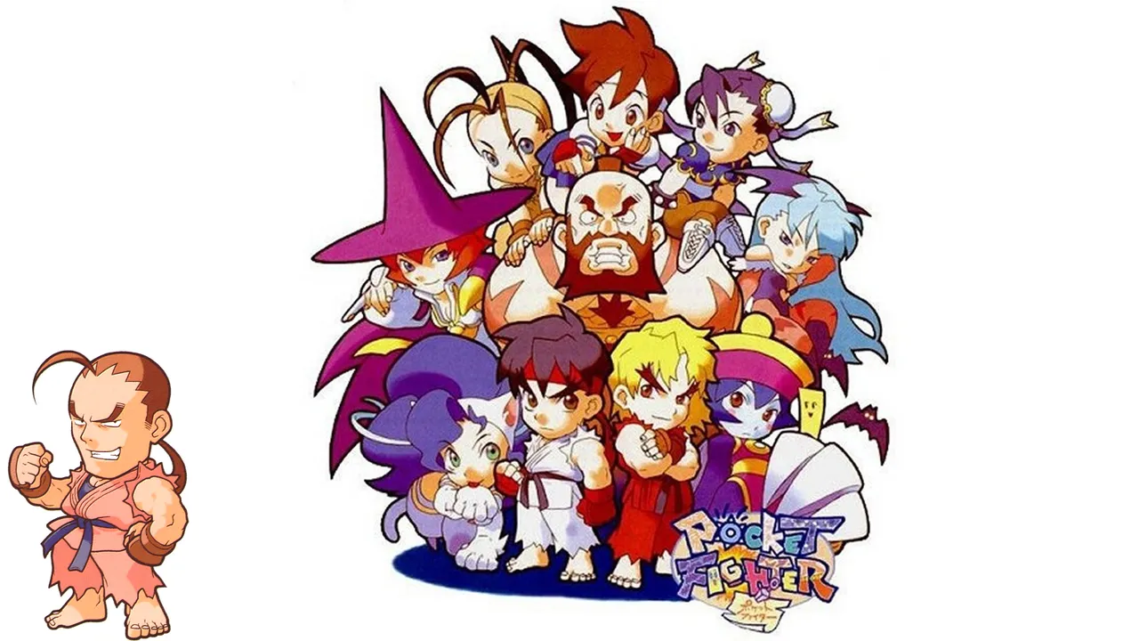 Backdrop artwork for Super Gem Fighter Mini Mix