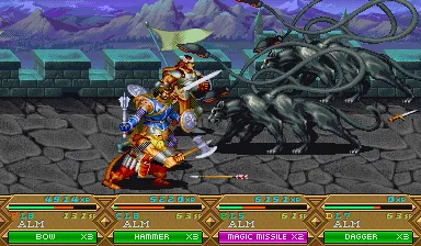 Backdrop artwork for Dungeons & Dragons: Tower of Doom