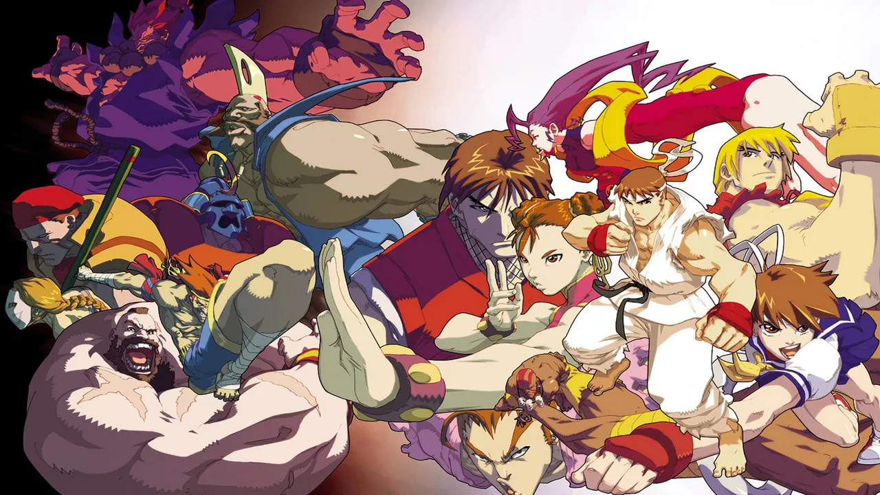 Backdrop artwork for Street Fighter Alpha: Warriors' Dreams