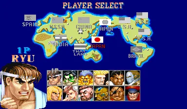 Street Fighter II': Hyper Fighting screenshot