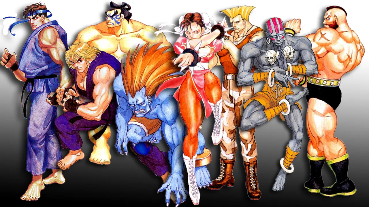 Backdrop artwork for Street Fighter II': Champion Edition