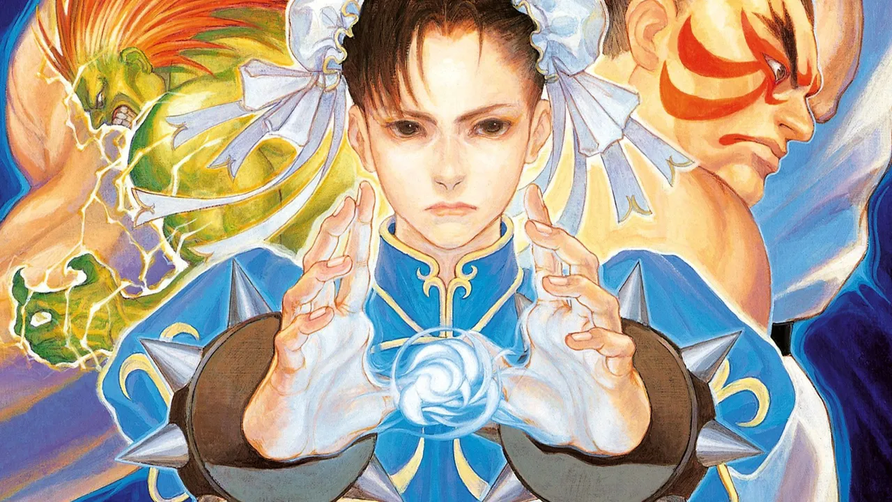 Backdrop artwork for Street Fighter II: The World Warrior