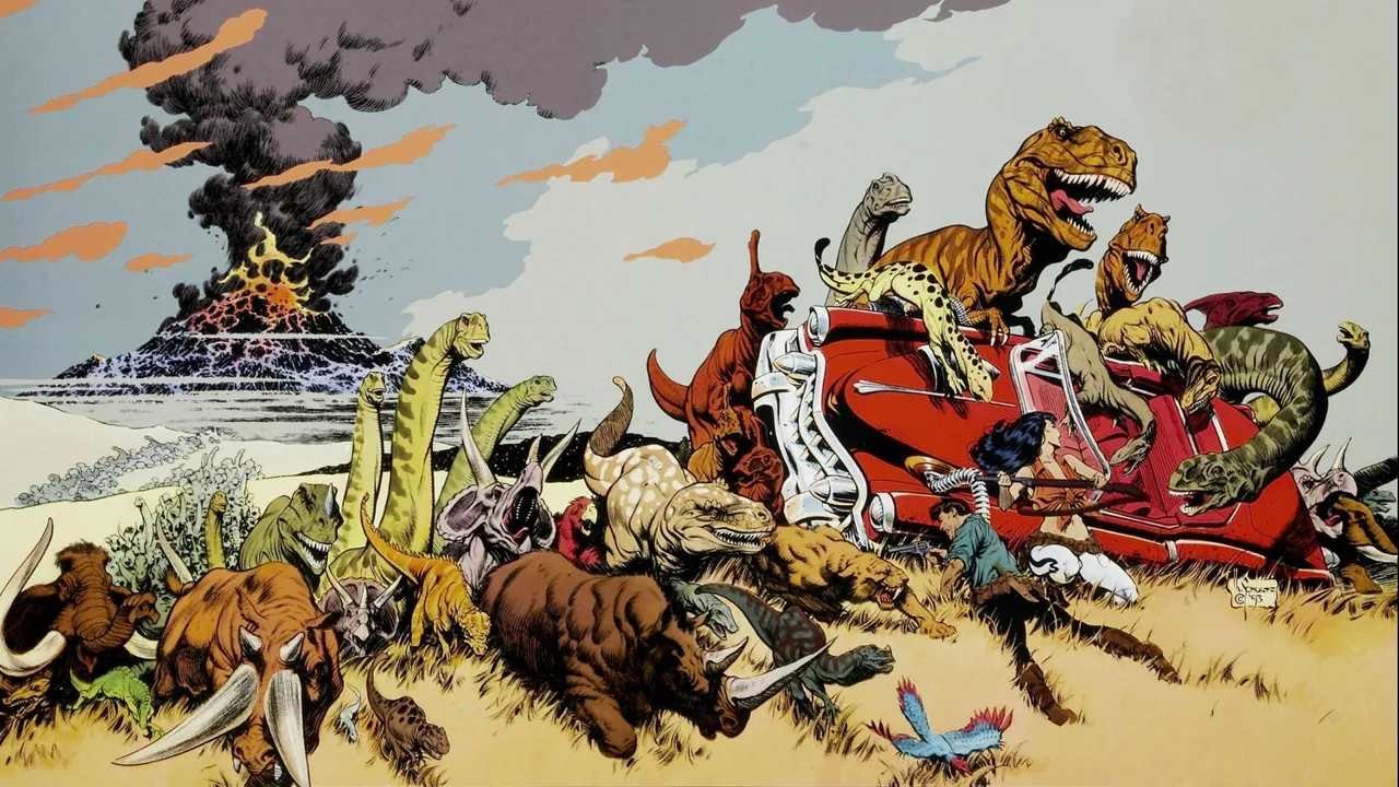 Backdrop artwork for Cadillacs and Dinosaurs