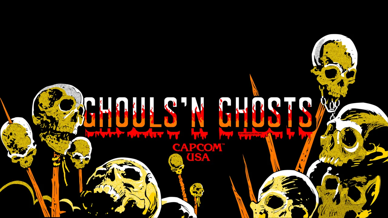 Backdrop artwork for Ghouls'n Ghosts