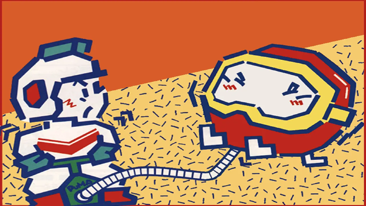 Backdrop artwork for Dig Dug