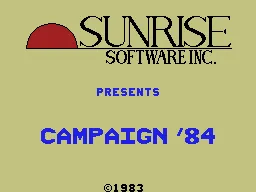 Campaign '84 screenshot