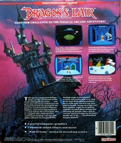 Dragon's Lair box back