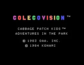 Backdrop artwork for Cabbage Patch Kids: Adventures in the Park