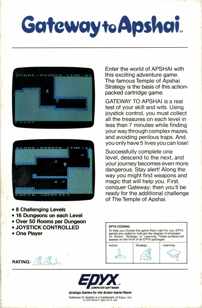 Temple of Apshai box back