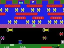 Backdrop artwork for Frogger