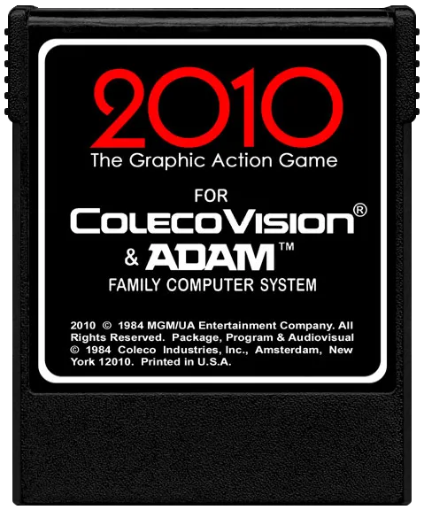 2010: The Graphic Action Game cart