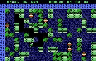 Backdrop artwork for Boulder Dash